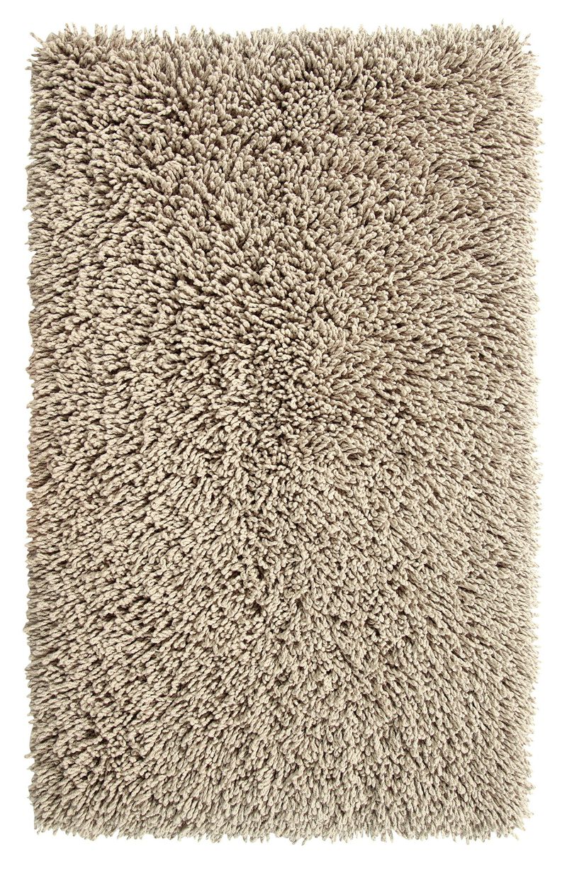 Knightsbridge Melbourne 220 GSF Non Skid Back Bath Rug 24 x 40 - Stone