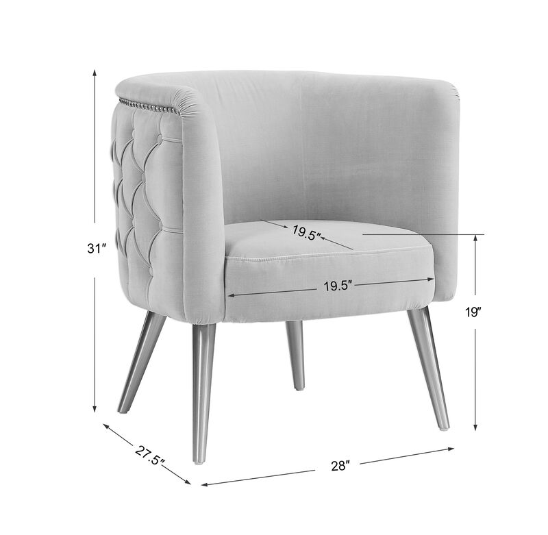 Haider Tufted Accent Chair