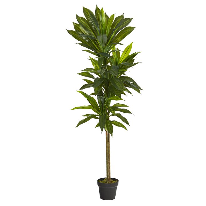 Hivvago 56" Dracaena Artificial Plant (Real Touch)