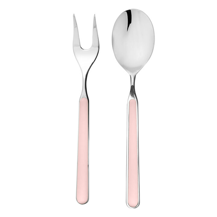 Fantasia 2-Piece Serving Set in Pale Rose