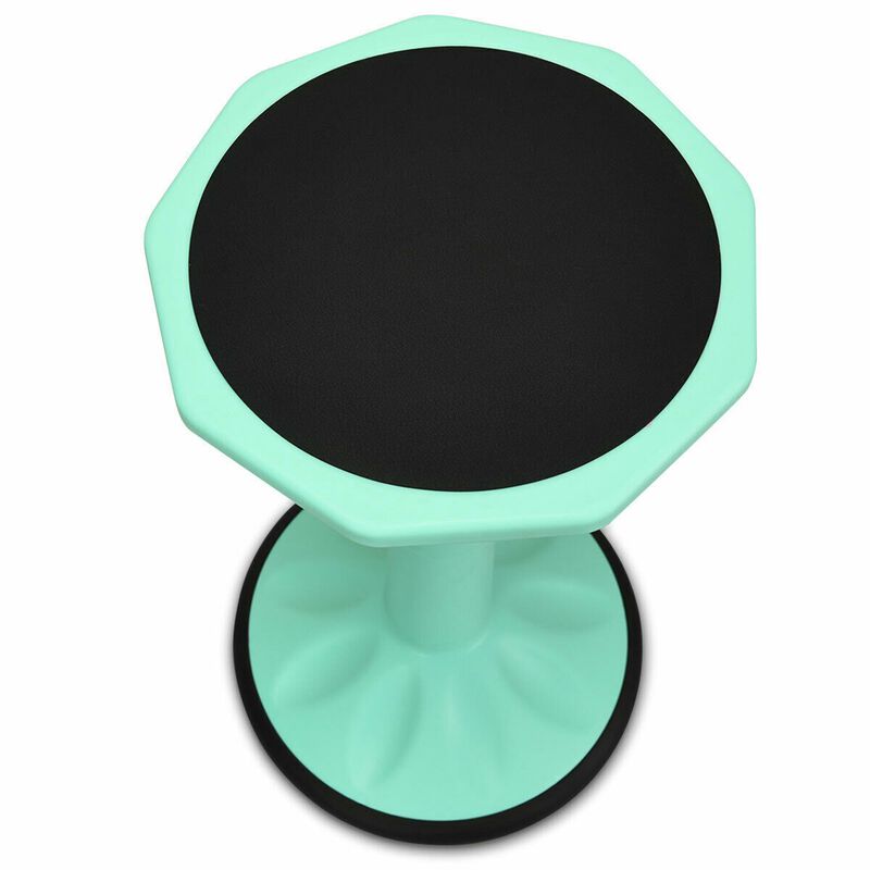 Costway Wobble Chair Height Adjustable Active Learning Stool Sitting Home Office Green Backless Silicone