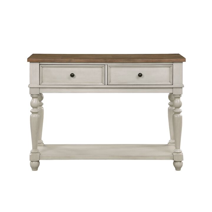 Katherine 52 Inch Console Sideboard Buffet, White - Benzara