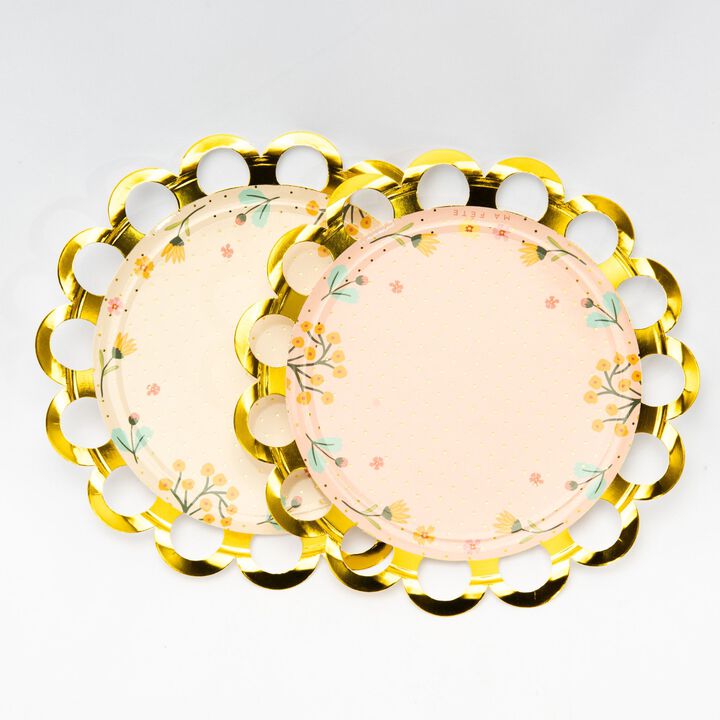 Ma Fete Tea Party Paper Dessert Plates 7", (8)
