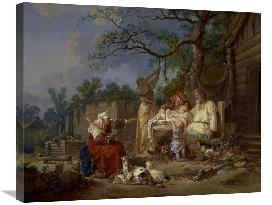 The Russian Cradle-Canvas Art-28x22