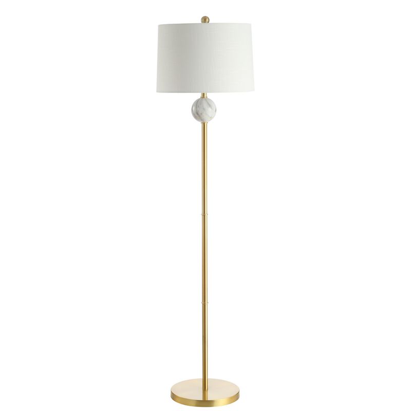 Vaughn Modern Metal/Resin LED Floor Lamp