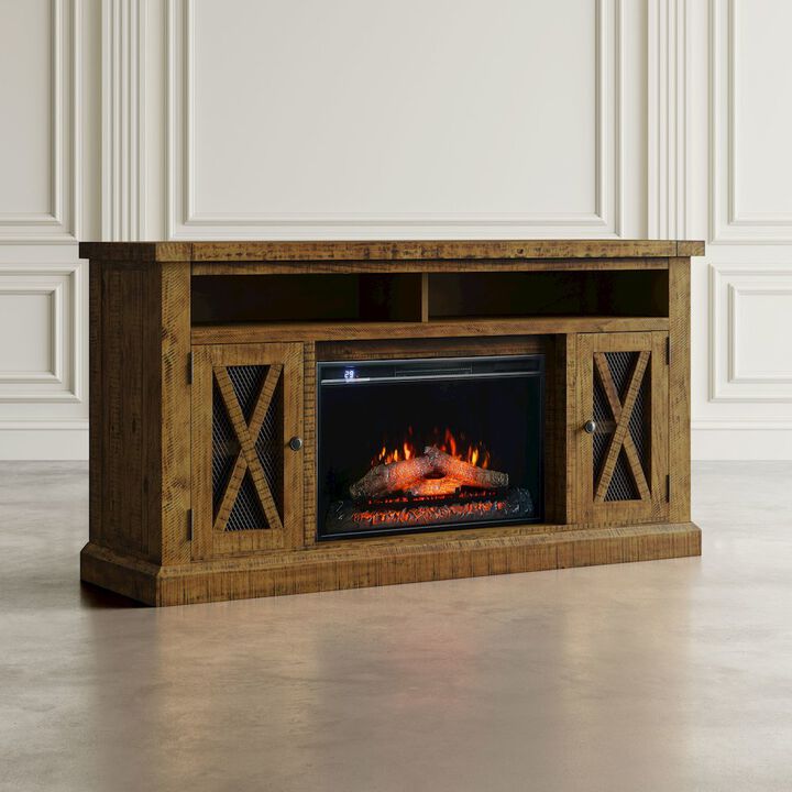 Jofran Solid Wood 60 Storage Console TV Stand