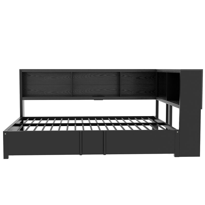 Merax Modern Daybed with Trundle