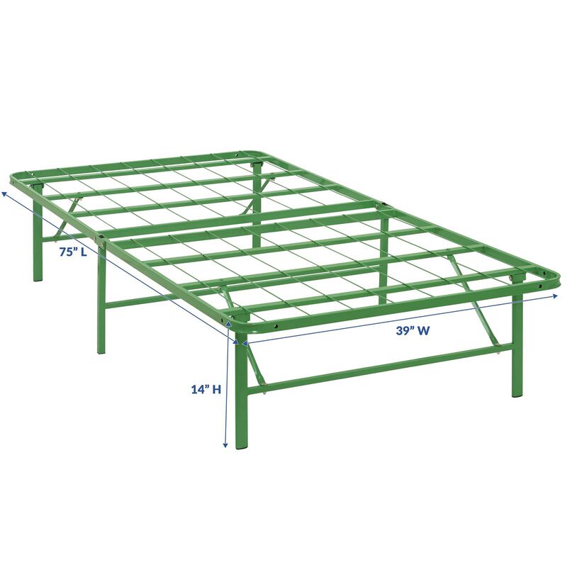 Modway - Horizon Twin Stainless Steel Bed Frame