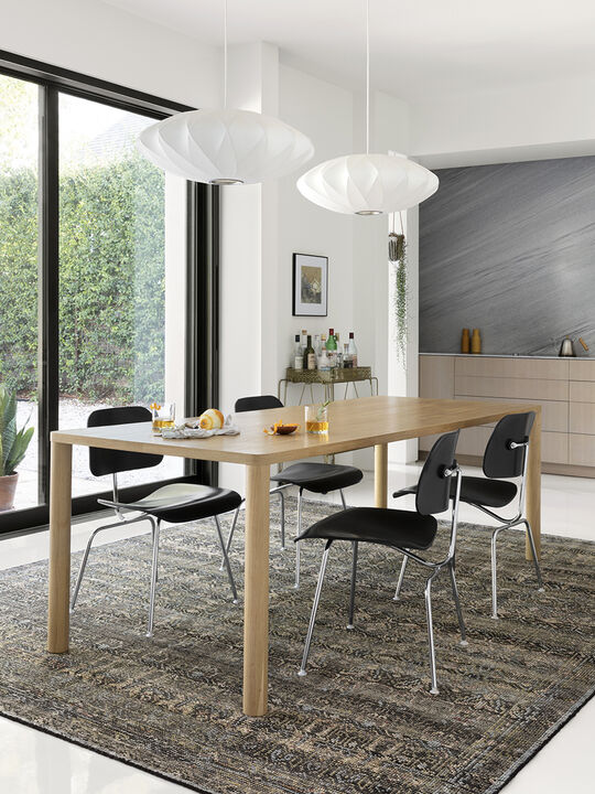 Amara AMM03 Charcoal/Lagoon 18" x 18" Sample Rug
