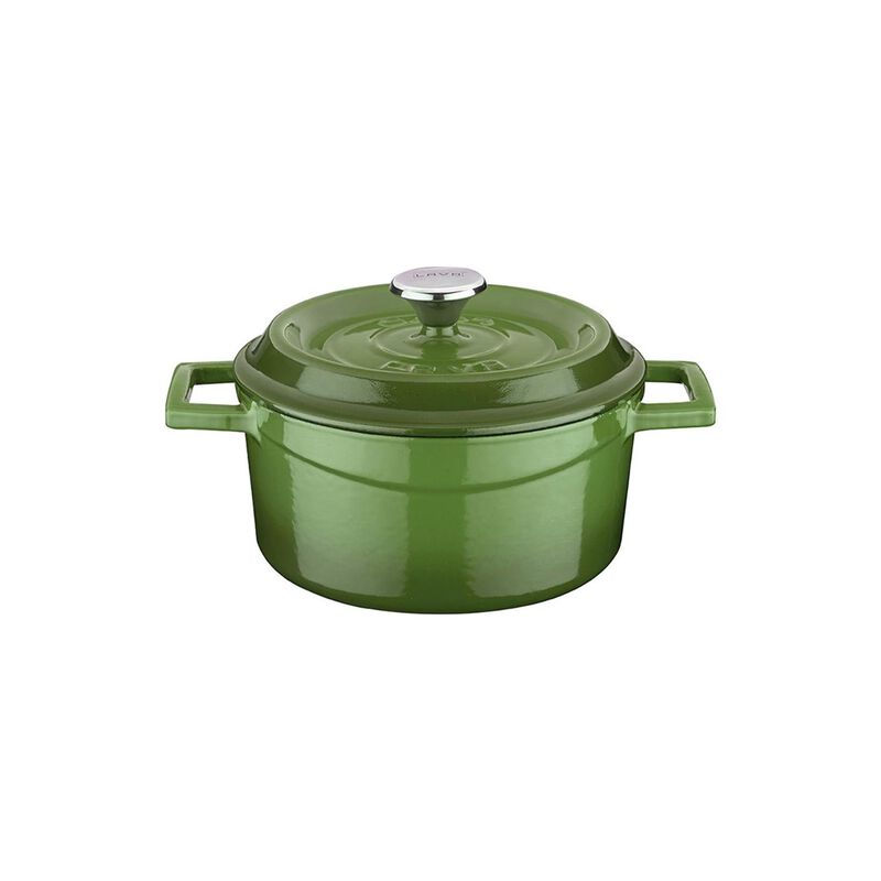 Cast Iron dia.5.5" h:2" 26 oz. Round Cast Iron Dutch Oven