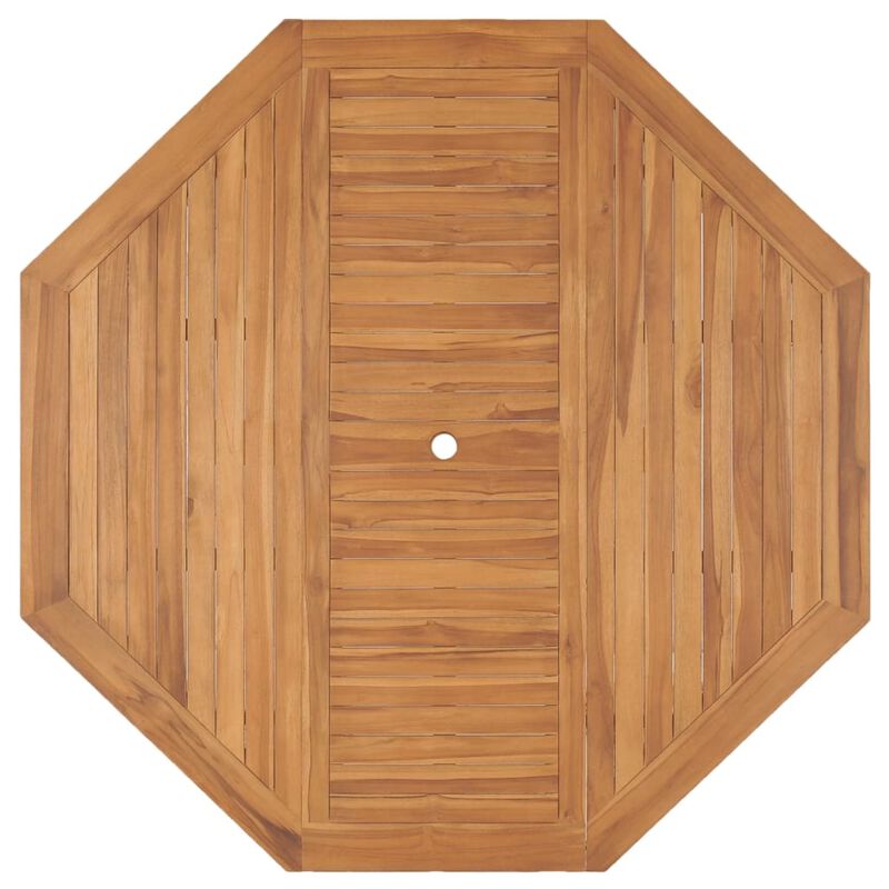 vidaXL Garden Table 59.1"x59.1"x29.5" Solid Teak Wood