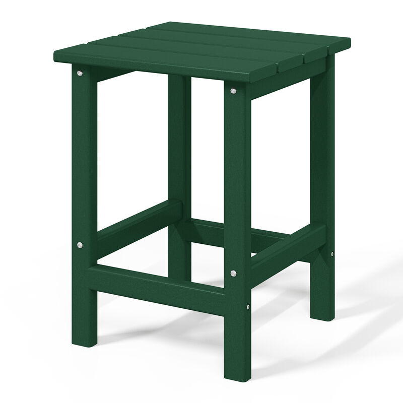 WestinTrends Westintrends 14" square outdoor Side table for Adirondack chair