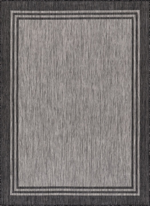 Aloha Washable Gold Black Indoor/Outdoor Area Rug