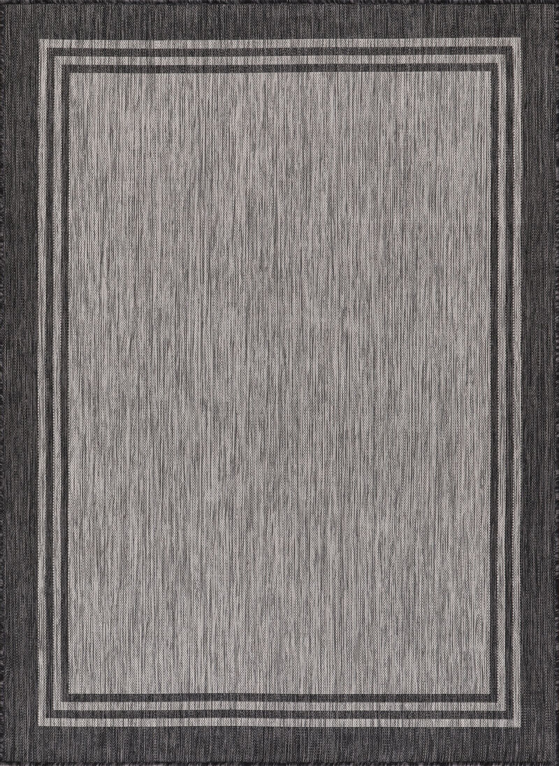 Aloha Washable Gold Black Indoor/Outdoor Area Rug