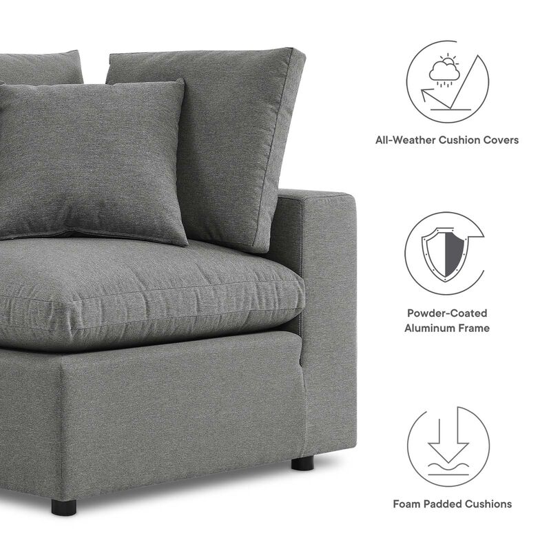 Modway - Commix Overstuffed Outdoor Patio Loveseat