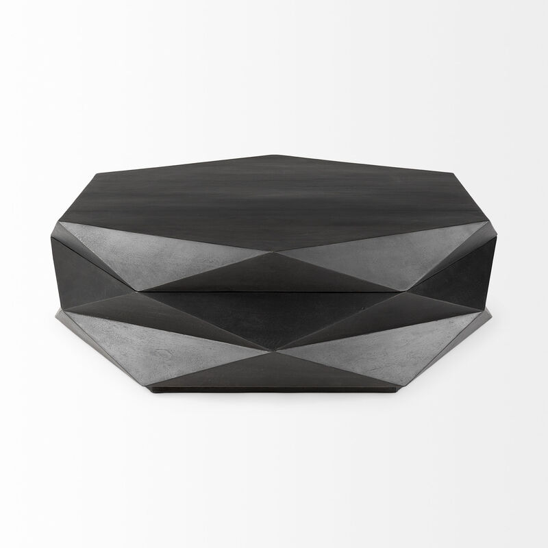 Arreto 48" Black Coffee Table