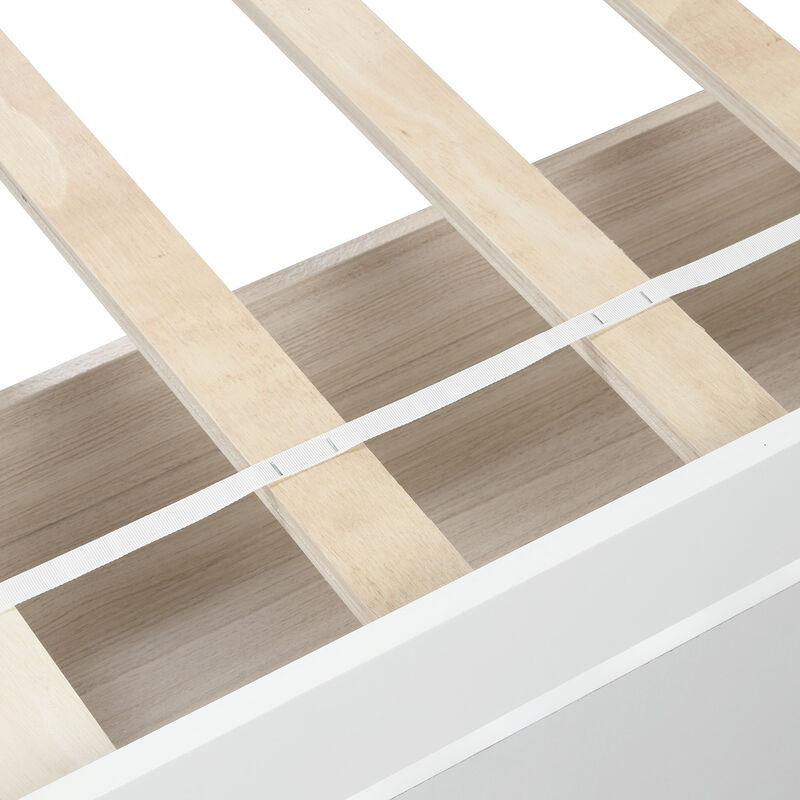 Merax Wood Bed Frame with Two Drawers