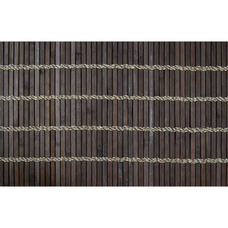 2 Bamboo Grommet Top Curtain Panels Grommets, 48" x 24"