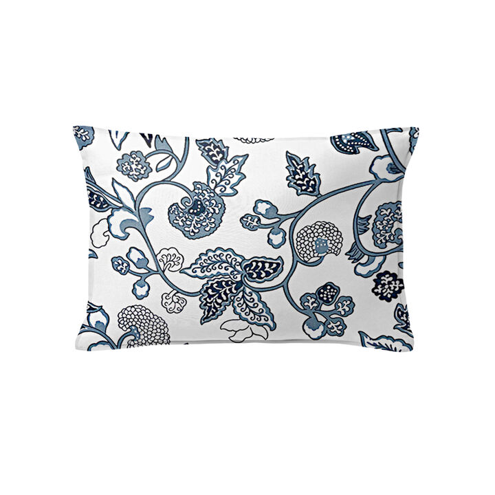 6ix Tailors Fine Linens Blue Ivy Blue Decorative Throw Pillows