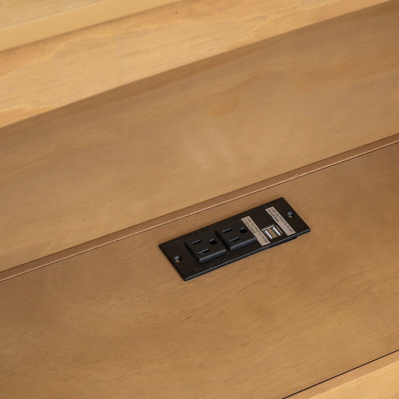 Merax Modern Daybed Bed with Storage and USB Ports