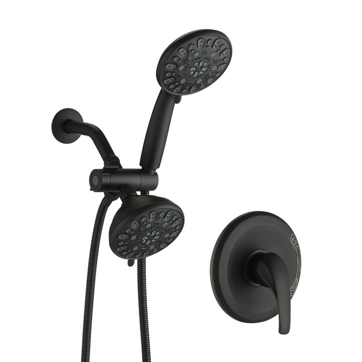 Wall Mounted Dual-Function Shower System With Valve