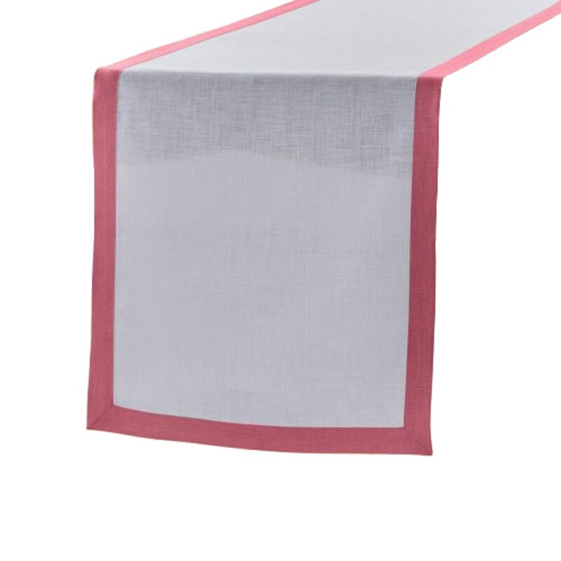 Solino Home 100% Pure Linen Table Runner 14 x 72 Inch | Classic