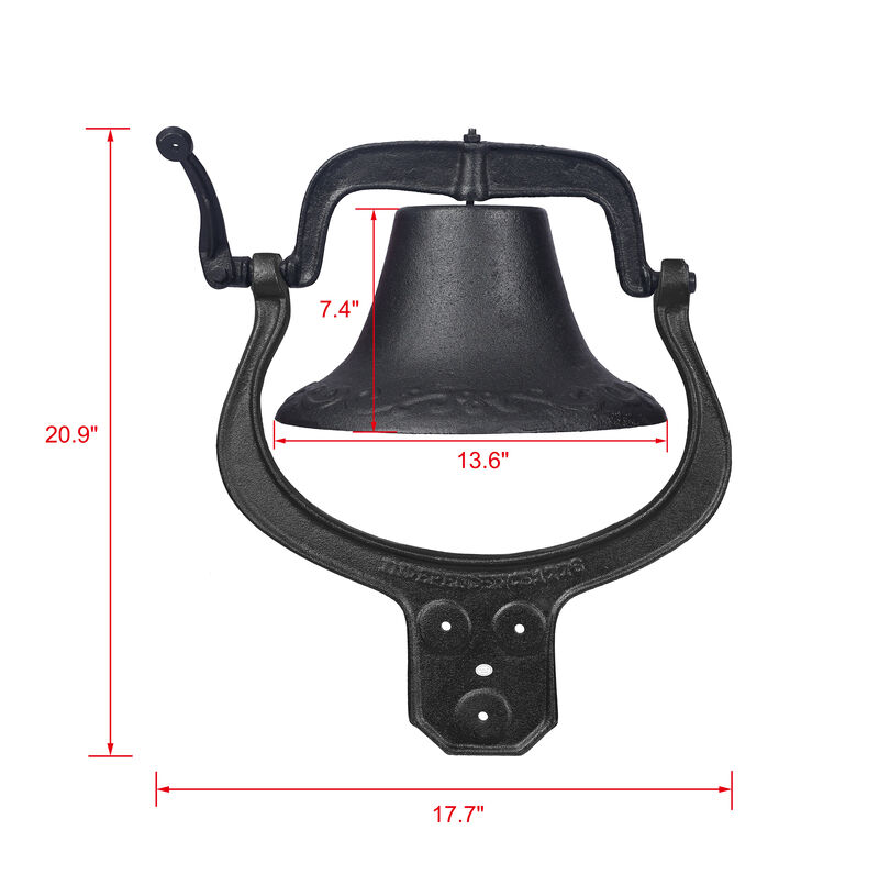 Streamdale Dinner Bells, Door Bell, Large Cast Iron Bell