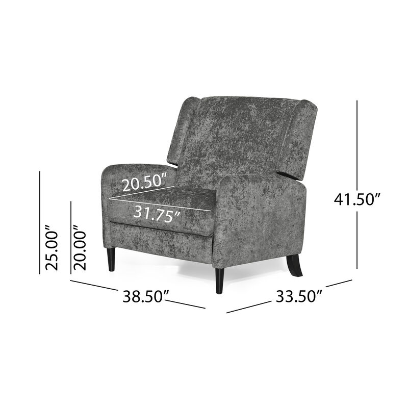 Oversized Contemporary Push-Back Recliner for Maximum Relaxation