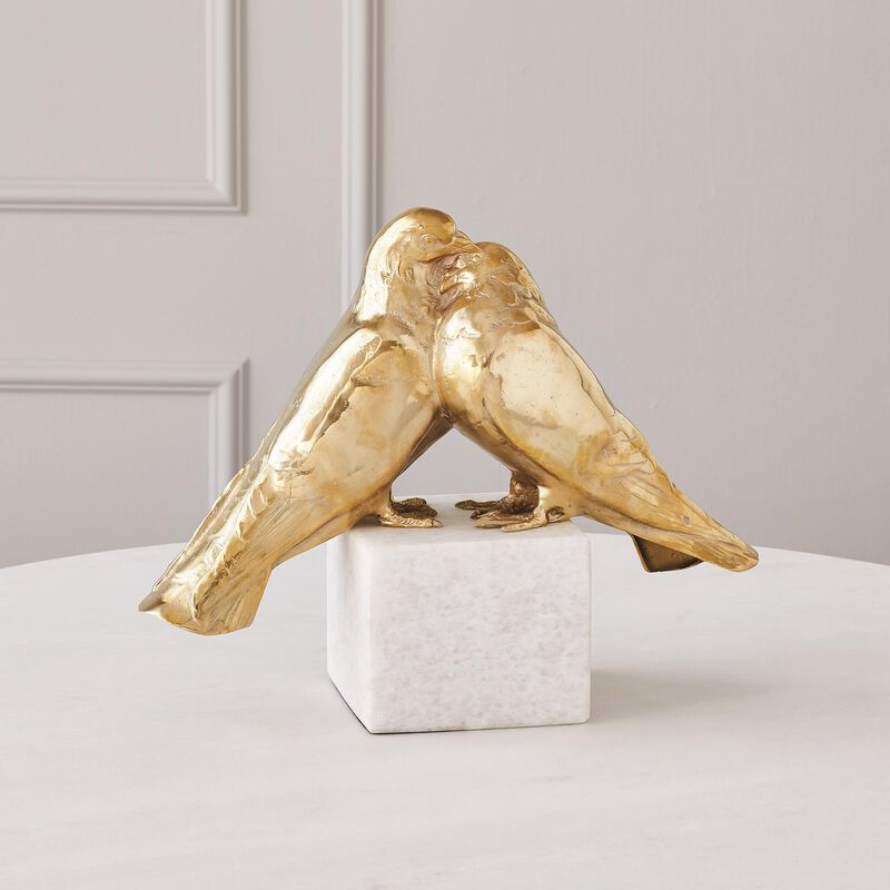 Love Doves-Brass
