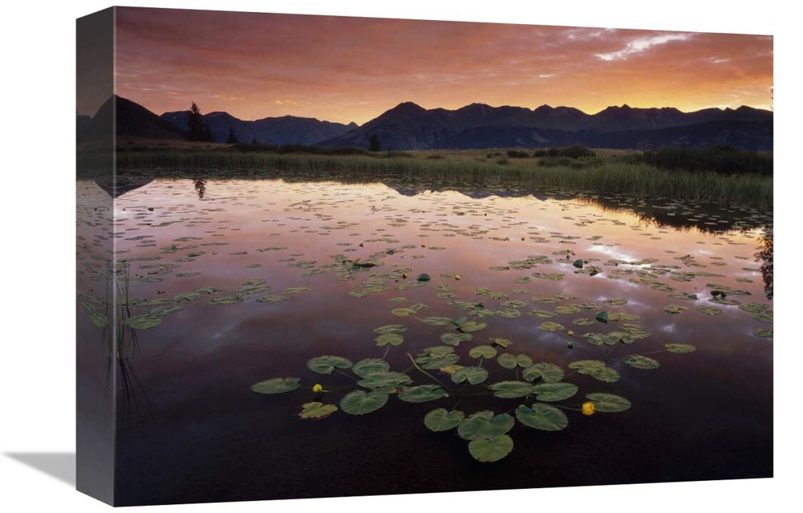 Sunrise over Granadier Range, Molas Pass, Weminuche Wilderness, Colorado-Canvas Art-16x12