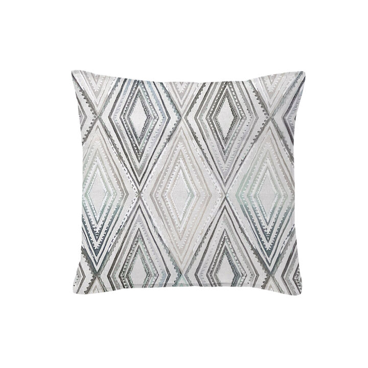6ix Tailors Fine Linens Sloane Seabreeze/Ivory Decorative Throw Pillows