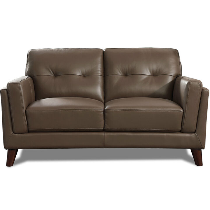 Huntington Top Grain Leather Loveseat