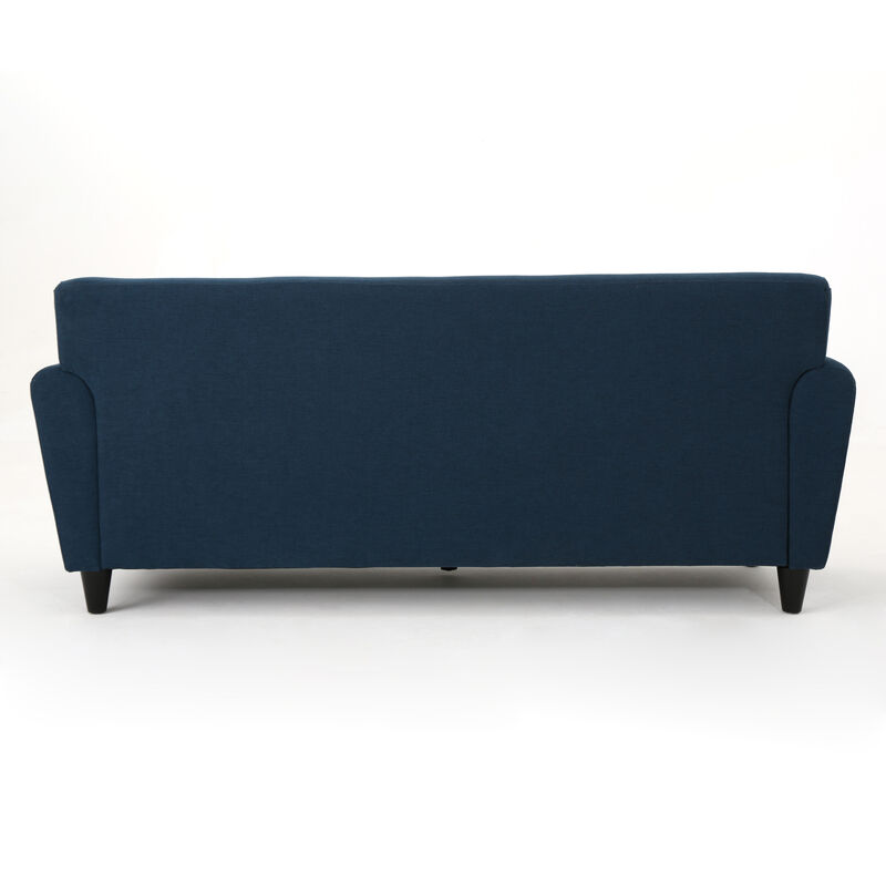 Merax Comfy 3-Seat Sofa with Wooden Legs