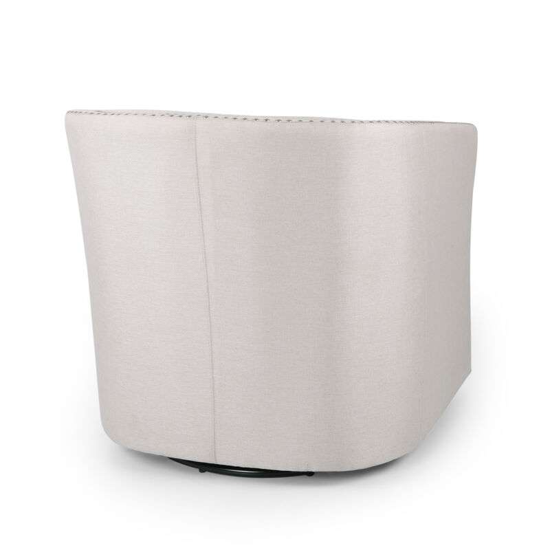 Merax Line Fabric Swivel Accent Chair