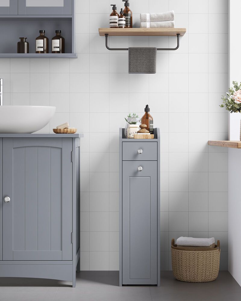 Slim Bathroom Storage Cabinet