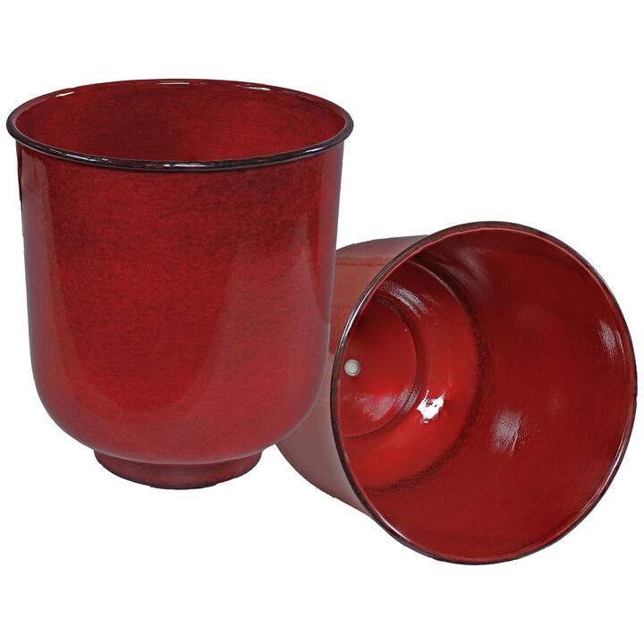Vivian Metal Outdoor Planter Set of 2