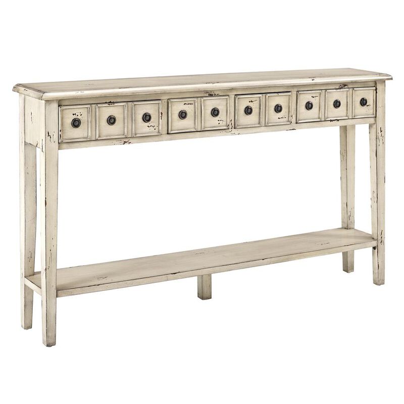 Powell Sadie Cream Long Console