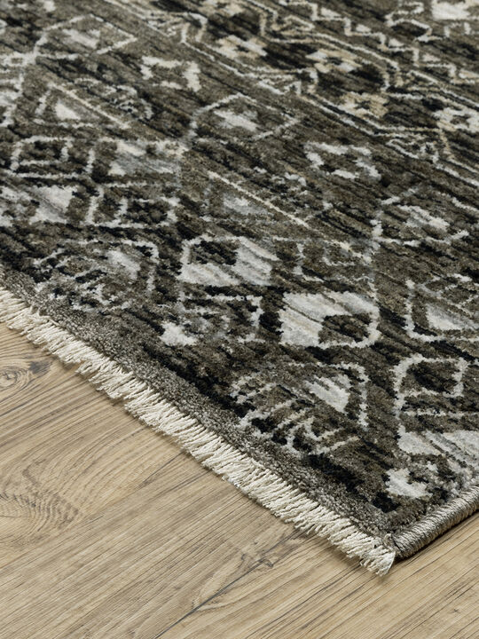 Chamberlain 3'3" x 5' Black Rug