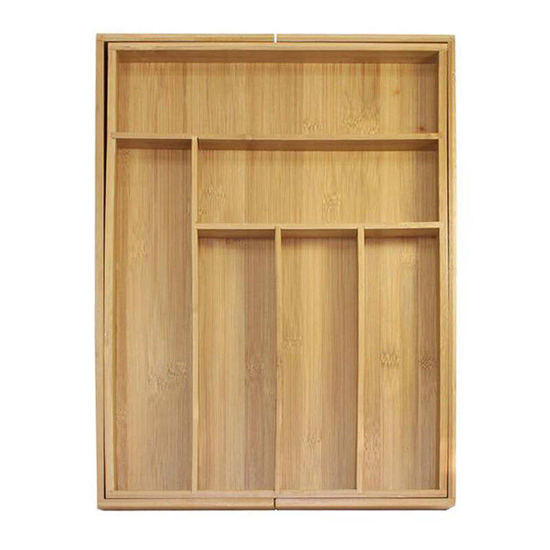 Oceanstar 5 Piece Bamboo Expandable Drawer Utensil Organizer Set