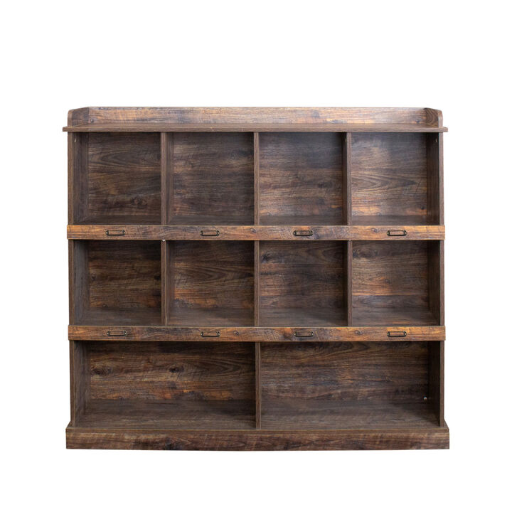 10-Shelf Bookcase