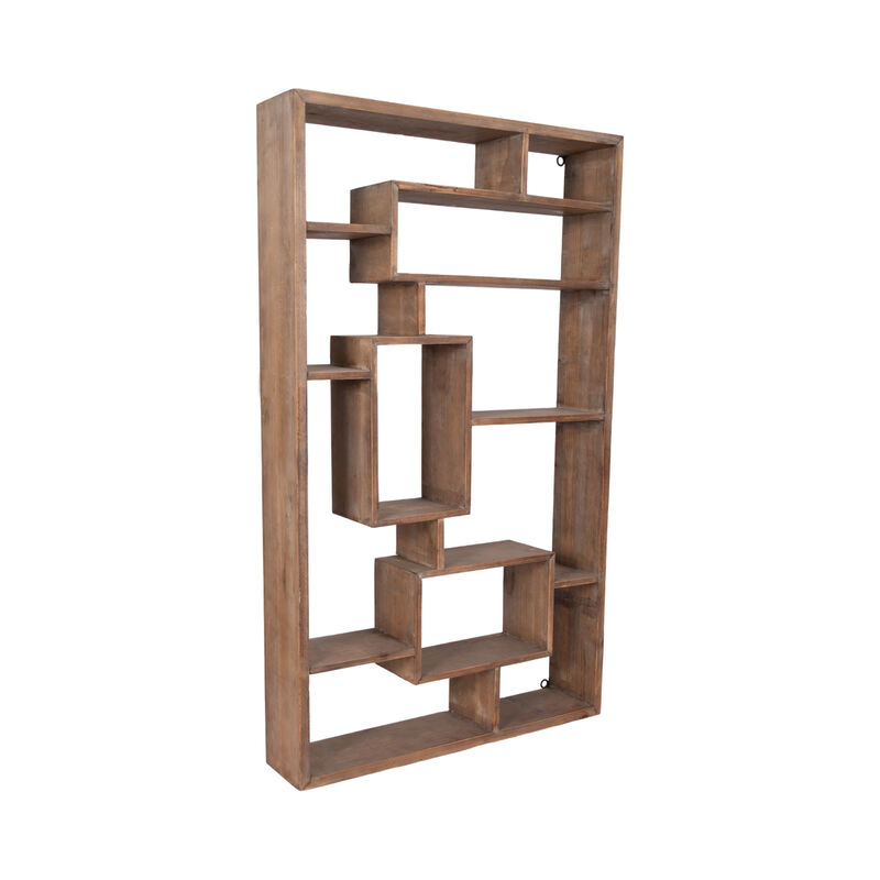 Multi-tier Wall Shelf, Brown