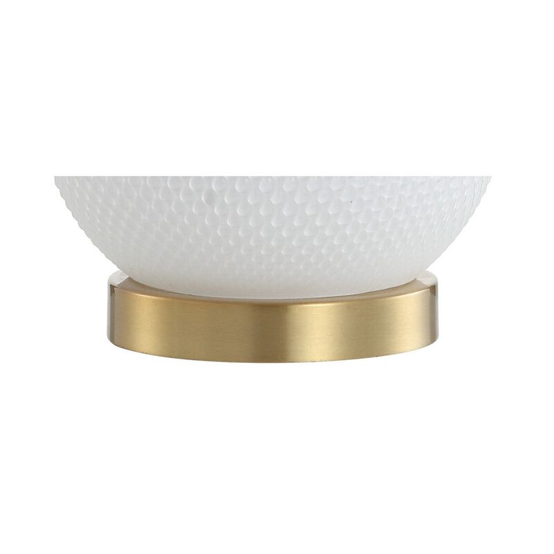 Julienne Glass/Metal LED Table Lamp