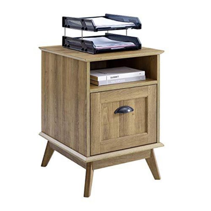 Caffoz Newport Series Wooden Home Office File Cabinet for Letter and Legal File
