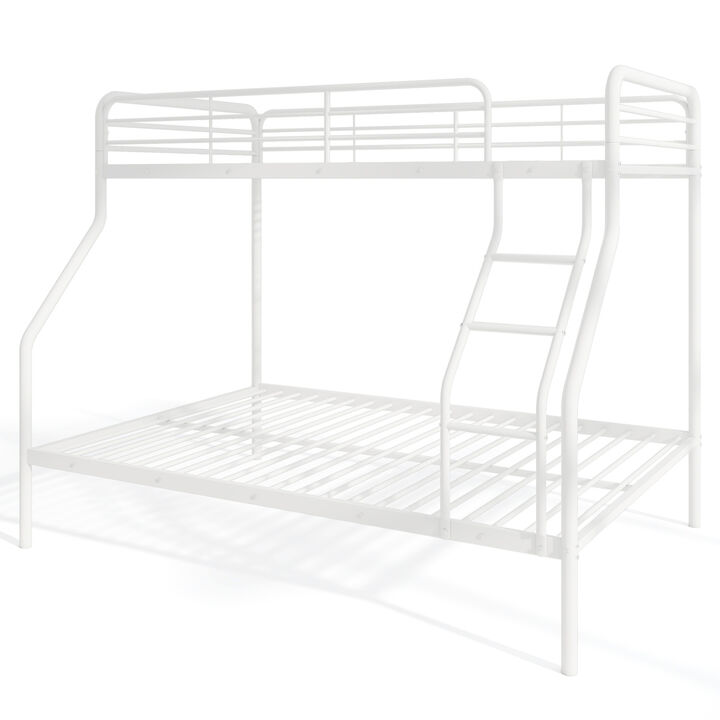 Bunk Bed with Ladder and Full-length Guardrails