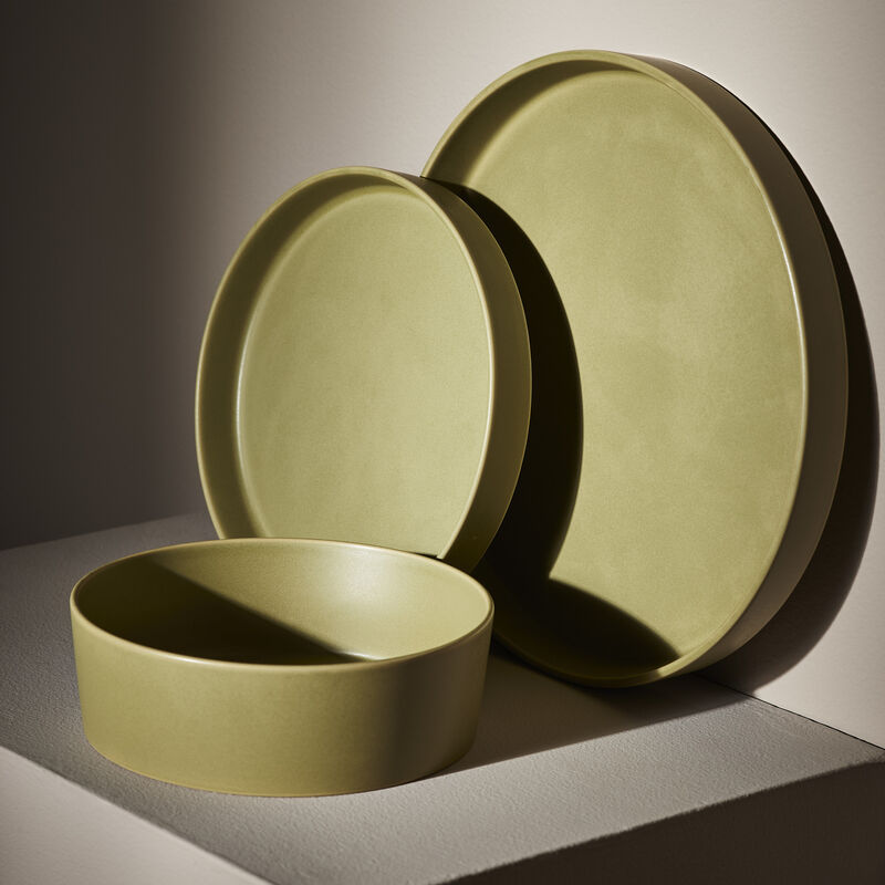Stone by Mercer Project Modan Stoneware 24 Piece Dinnerware Set