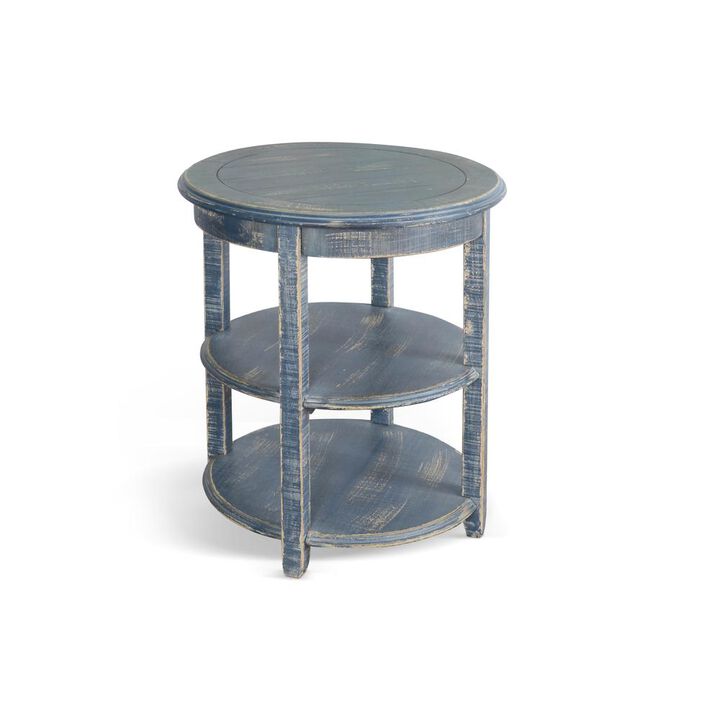 Sunny Designs Ocean Blue Side Table