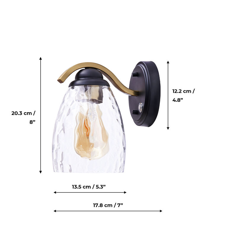 Teamson Home - Heidi Dimmable 1-Light Armed Sconce
