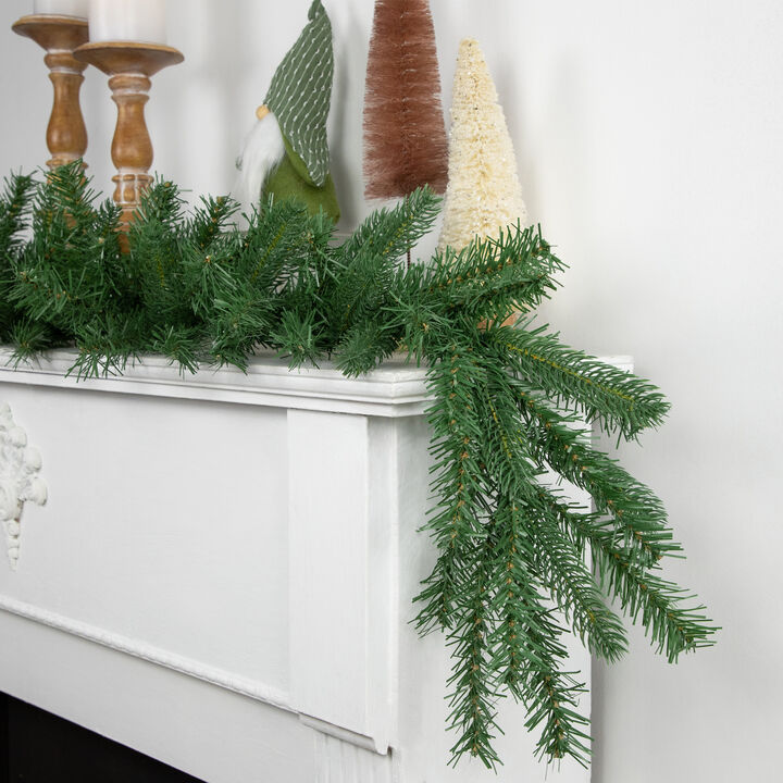 9' x 10" Green Sierra Noble Fir Artificial Christmas Garland  Unlit