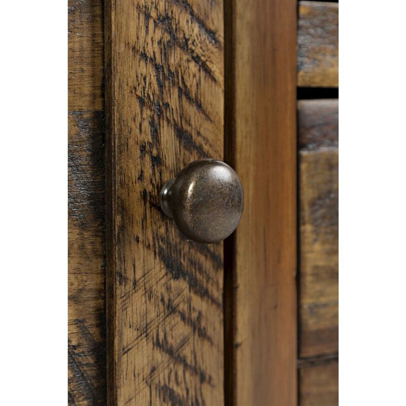 Jofran Artisan's Craft Rustic Farmhouse Distressed Acacia Media Console 60