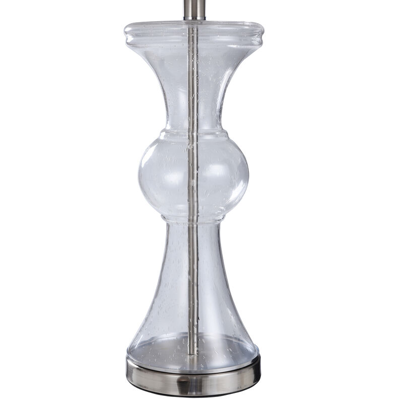 Clear Seeded Table Lamp I (Set of 2)